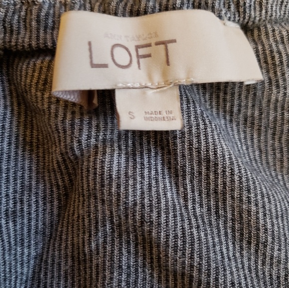 LOFT Striped One Shoulder Ruffle Top - Picture 4 of 5